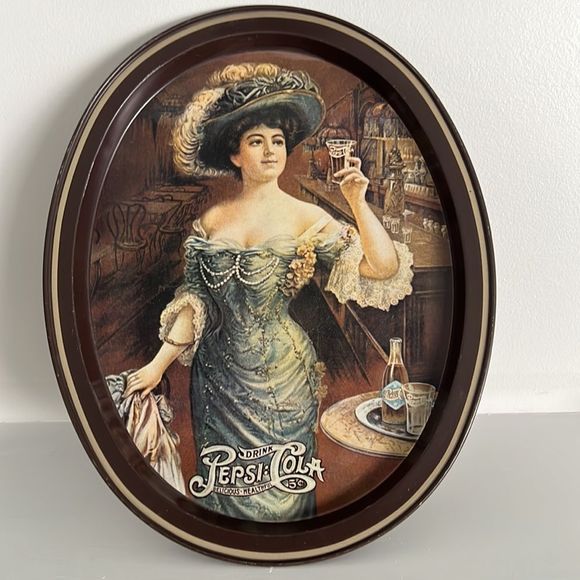 Vintage Pepsi Cola Metal Tray - Picture 4 of 6